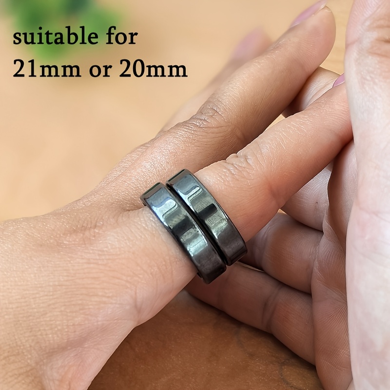 5 Terahertz Natural Stone Rings for Men and Women